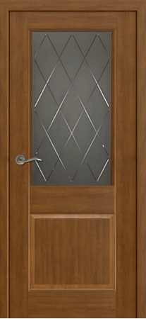 Элегия-1 ДО графит с гравировкой Медовый орех