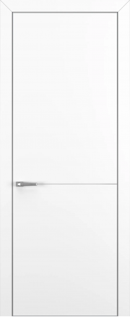 Квалитет К10 Белый матовый ALU Серая с 4-х молдинг серебро (Mh) зпп Eclipse под 2 петли зпз 196