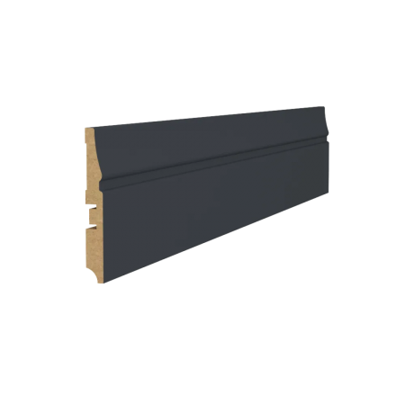 Плинтус Квалитет B3 12* ФИГУРНЫЙ Графит премьер мат