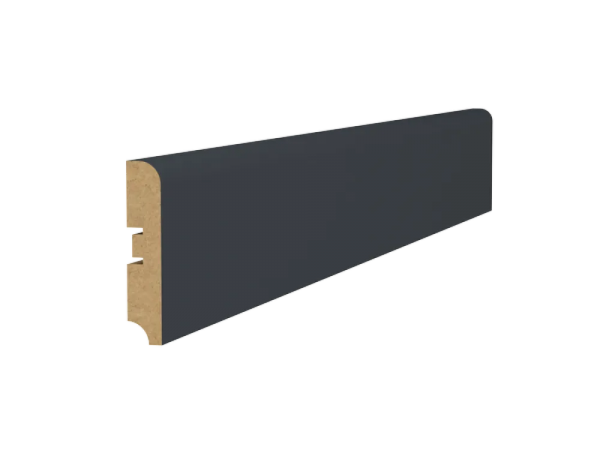 Плинтус Baguette 16*80*2050 ПРЯМОЙ Графит премьер мат