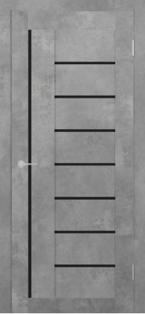 ST3 ДО черный лак Бетон светлый