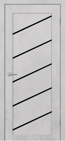 ST7 ДО черный лак Бетон белый