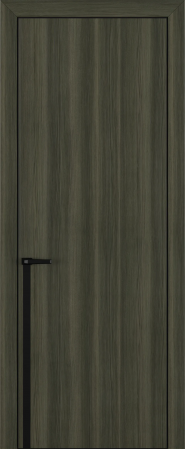 Квалитет К21 Дуб темный ALU Черная с 4-х молдинг черный (Mb)