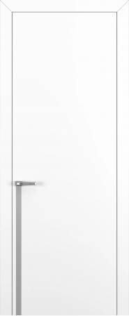 Квалитет К21 Белый матовый ABS молдинг серебро (Mh)