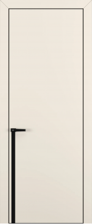 Квалитет К21 Матовый крем ALU Черная с 4-х молдинг черный (Mb)