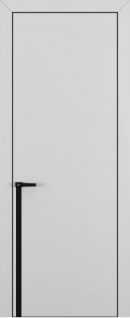 Квалитет К21 Матовый серый ALU Черная с 4-х молдинг черный (Mb)