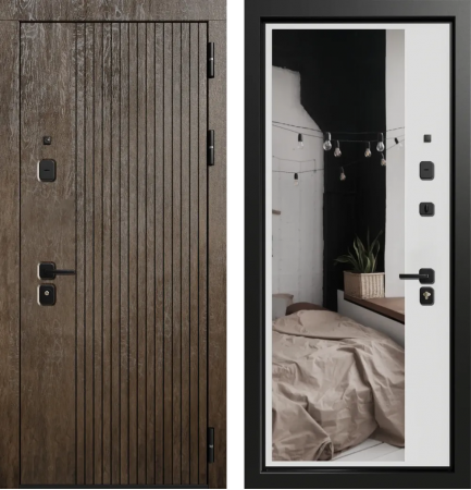 Акцент 3К90 TOR ЮР-38 ХардВуд лунный (MPD101) - ЮР-42 зеркало ZB Белый