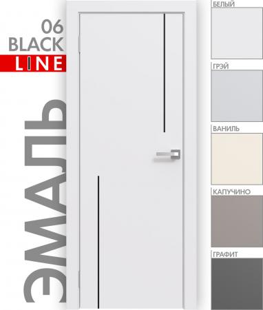   Эмаль Line 06 (чёрный молдинг) цвет белый