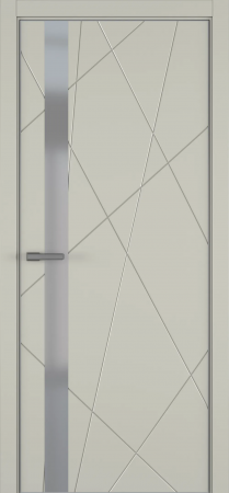 Chaos ДО ART Lite серый мат. RAL 7044 ALU Серая с 4-х