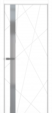 Chaos ДО ART Lite серый мат. Белая эмаль ABS