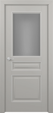 Ампир ДО ART Classic Т2 Сатинато Светло-серый патина серебро (в канавку)