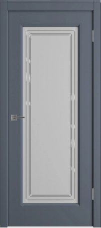 Беатрис 1 ДО мателюкс матовое с гравировкой Графит эмаль