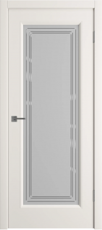 Беатрис 1 ДО мателюкс матовое с гравировкой Слоновая кость эмаль