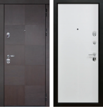 Альба ЮР13 Венге черный - ЮР14 ZB Белый