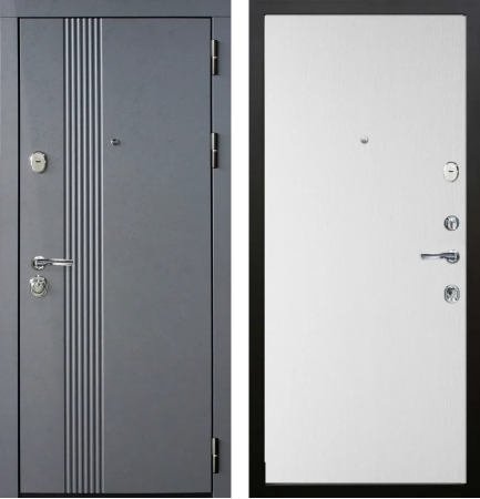 Бетолла ЮР25 Бетон тёмный - Без фрезеровки ZB Белый