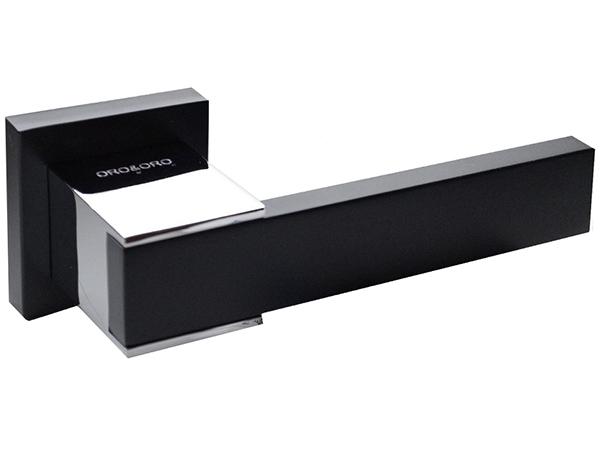 Ручка Tecno 042- 15E квадрат BLACK/CP ZAMAK ORO-ORO