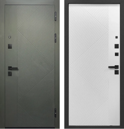 9 см Smart 1 Сатин зеленый - Эмалит белый