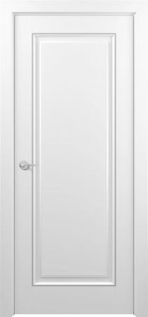 Неаполь ДГ ART Classic Т2 Белая эмаль патина серебро (в канавку)