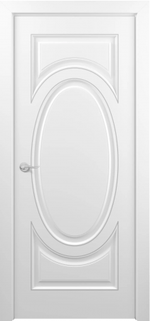 Лувр ДГ ART Classic Т2 Белая эмаль патина серебро (в канавку)