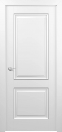 Венеция ДГ ART Classic Т2 Белая эмаль патина серебро (в канавку)