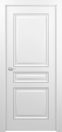 Ампир ДГ ART Classic Т2 Белый патина серебро (в канавку)