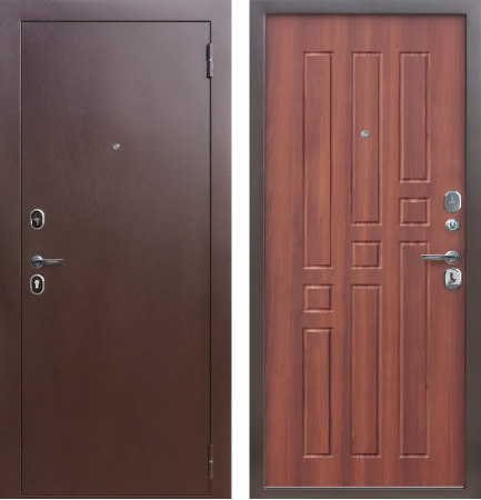 Гарда 8 мм Медный антик - Рустикальный дуб