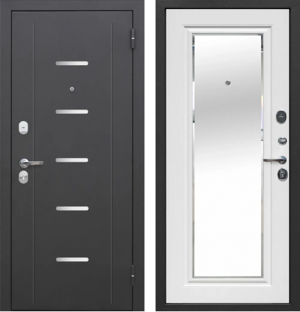 Гарда 10 мм Серебро Антик серебро - Белый ясень