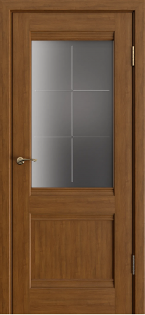 Робер ДО матовое с фрезеровкой Медовый орех