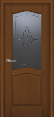 Лео м. ДО графит с фрезеровкой Бренди