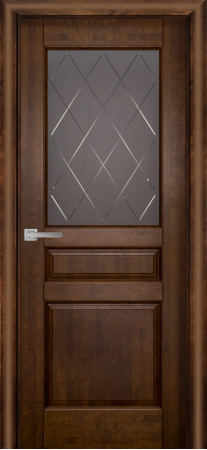 Валенсия м. ДО графит с фрезеровкой Античный орех