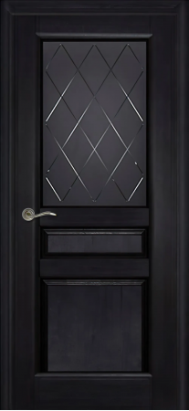 Валенсия м. ДО графит с фрезеровкой Венге