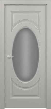 Лувр ДО ART Classic Т2 Сатинато Светло-серая эмаль патина серебро (в канавку)