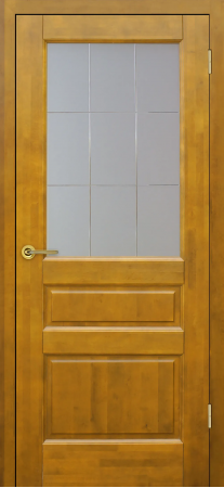 Венеция м. ДО матовое с фрезеровкой Медовый орех