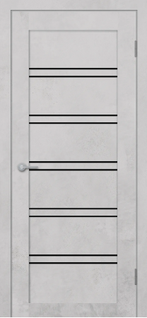 ST5 ДО черный лак Бетон белый