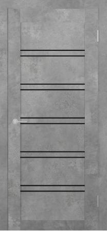 ST5 ДО черный лак Бетон светлый