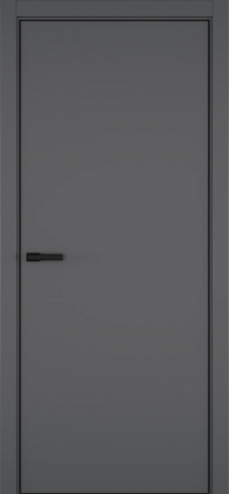 Elen ДГ ART Lite Темно-серая эмаль ALU Черная с 4-х