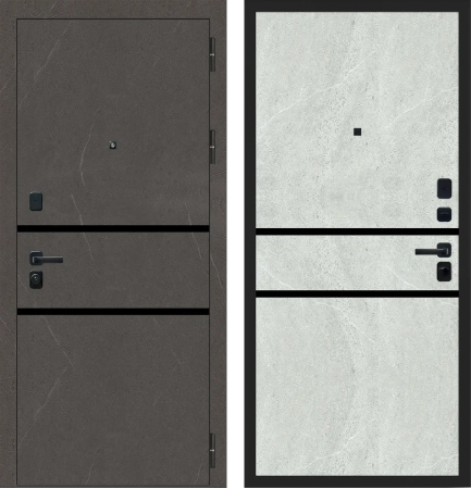 M108 ФЛП-121 Мрамор грей темный - ФЛП-121 Мрамор грей светлый