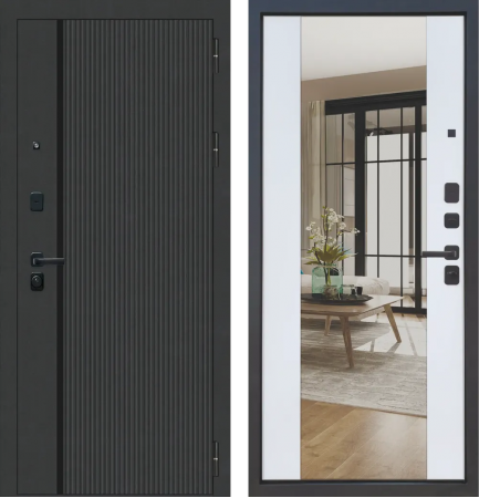 M10 ФЛП-39 Черная шагрень - ФЛЗ-32 Velluto Bianco AG 700