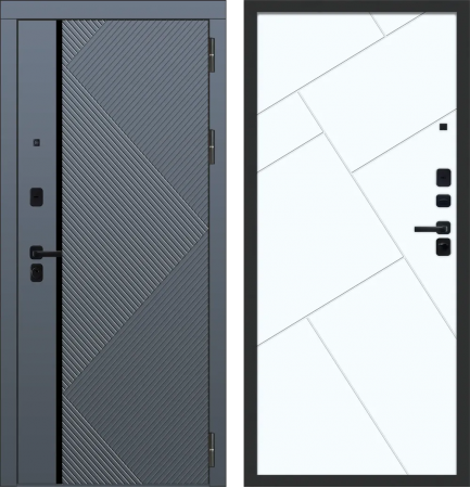 M104 ФЛП-37 Velluto Oscure AG 710 - с фрезеровкой Velluto Bianco AG 700