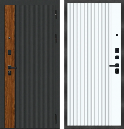 M14 ФЛП-18 Черная шагрень - ФЛ-14 Velluto Bianco AG 700