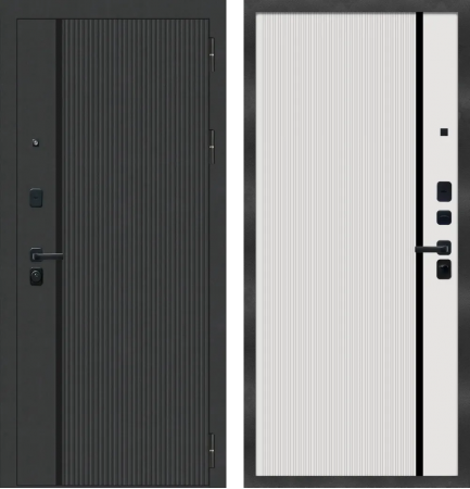 M9 ФЛП-39 Черная шагрень - ФЛП-39 Velluto Bianco AG 700