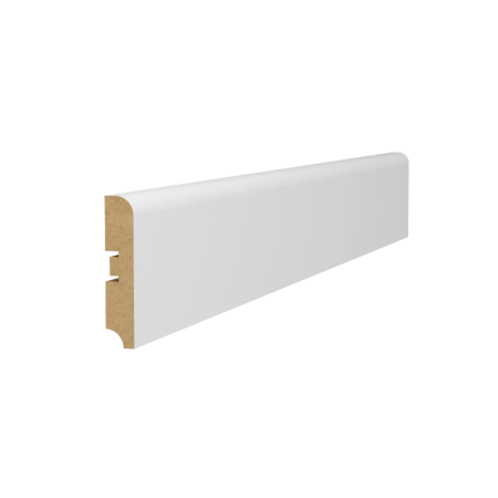 Плинтус ART Lite 16*80*2050 ПРЯМОЙ Белая эмаль