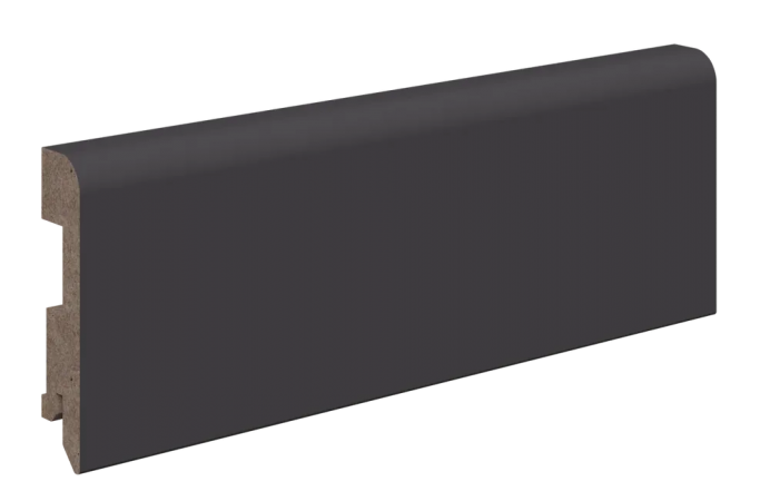 Плинтус Winter/Эстель 70 Графит эмаль