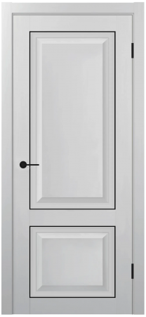 KX 72 ДГ Грей полипропилен Молдинг Черный