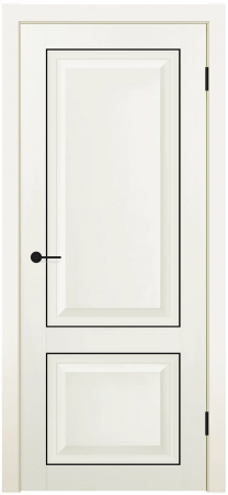 KX 72 ДГ Ваниль полипропилен Молдинг Черный