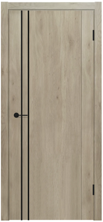 MX 5 ДГ Дуб вайт Молдинг Черный