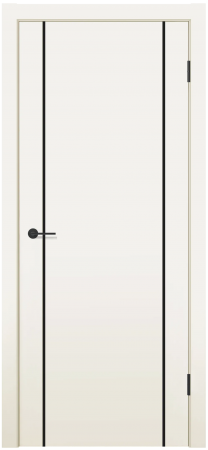 MX 3 ДГ Ваниль полипропилен Молдинг Черный