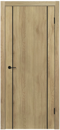 MX 3 ДГ Дуб плато Молдинг Черный