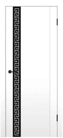 MX 13 ДО черный с рисунком Белый полипропилен