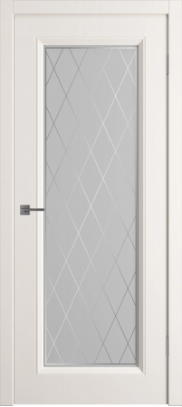 Флорида ДО матовое с пескоструйным рисунком Слоновая кость эмаль